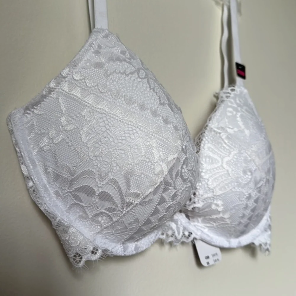 🌶️ La Senza‎ White Lace Bra - Picture 2 of 4